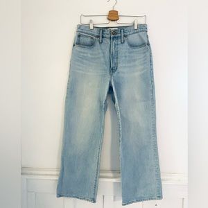 Madewell Perfect Vintage Wide-leg Crop Jean Size 29